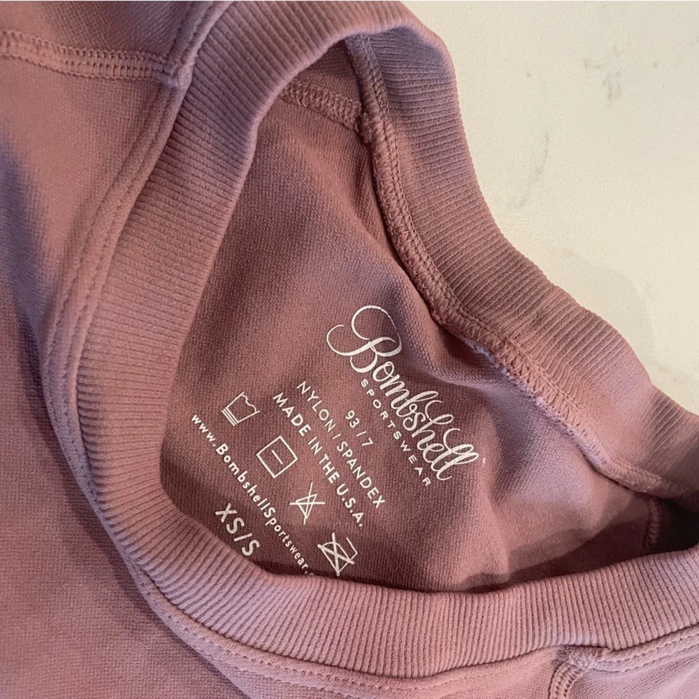 Bombshell Mauve Set Leggings & Long Sleeve Top - Picture 7 of 7